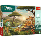 Trefl, Trefliks, Inspired By Nature, Ghepardi, puzzle, 100 piese