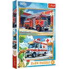 Trefl, Trefliks, puzzle, 2-24 piese