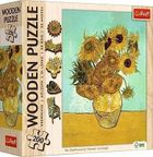 Trefl, Van Gogh, Sunflowers, puzzle din lemm, 200 piese