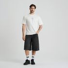 Tricou alb cu croiala relaxed S.W.Smiley NOWEAR