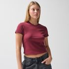 Tricou din bumbac cu croiala scurta NOWEAR