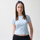 Tricou din bumbac cu croiala scurta NOWEAR