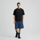 Tricou negru cu croiala relaxed S.W.Smiley NOWEAR