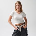 Tricou reiat cu adaos de modal NOWEAR