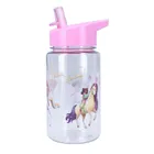 Unicorn Academy, Drink Up, sticla da apa cu pai, roz, 450 ml