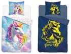Unicorn, Fluo, set lenjerie de pat single, 160-200 cm