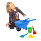 Wader, Happy Summer, roaba cu accesorii de nisip, albastru