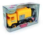 Wader, Middle Truck, masinuta de gunoi, vehicul, 42 cm, galben