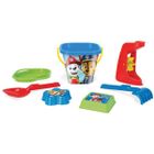 Wader, Paw Patrol, set de nisip, galetusa cu accesorii, 7 elemente