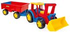 Wader, Tractor Gigant, tractor cu cupa si remorca, vehicul