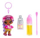 Yummiland, Lip Gloss Doll, Purple, mini papusa + luciu de buze DIY