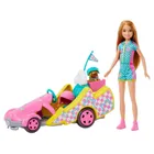 Barbie, Casa in Malibu + Kartul Stacie gratuit, set promotional cu papusa