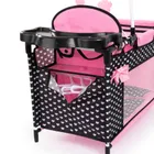 Bayer Design, Multi Bed, patut pentru papusi, negru-roz