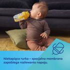 Canpol babies, Bonjour Paris, canita anti-varsare cu pai, albastru, 270 ml