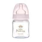 Canpol babies, setul, biberon 120 ml + suzeta din silicon, 0-2 luni