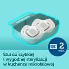 Canpol babies, Sleepy Koala, suzeta din silicon, simetrica, 6-18m, 2 buc., albastru