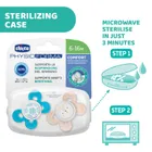 Chicco, PhysioForma Comfort, suzeta din silicon, albastru, 6-16m