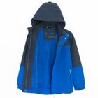 Cool Club, Geaca de ploaie cu gluga pentru baieti, 3in1, Geaca softshell, albastru