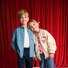 Cool Club, Geaca pentru fete, cu fermoar, ecru, imprimeu Hello Kitty