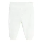 Cool Club, Pantaloni fara botosei pentru baieti, alb, set, 2 buc.