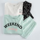 Cool Club, Pijama pentru fete, mix de culori, set 2 buc.