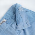 Cool Club, Set pentru baieti, Body-camasa cu maneca lunga, Papion pentru baieti, Vesta, Pantaloni, alb-albastru