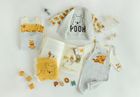 Cool Club, Set pentru baieti, Body cu maneca lunga, Salopeta, mix, imprimeu Winnie the Pooh