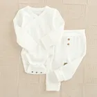 Cool Club, Set pentru bebelusi, Body cu maneca lunga, Pantaloni, alb
