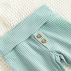 Cool Club, Set pentru bebelusi, Body cu maneca lunga, Pantaloni fara botosei, bumbac organic, turcoaz