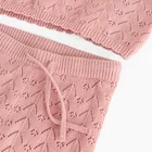 Cool Club, Set pentru fete, din tricot, Bluza cu maneca lunga, Pantaloni, roz