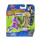 Hot Wheels, Skate, skateboard si pantofi, set de joaca, 1 buc.