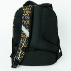 Kayokki, rucsac pentru scoala cu 1 compartiment, negru