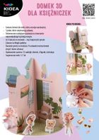 Kidea, casa de printesa 3D, set creativ