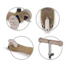 Kidwell, Uno, trotineta cu 3 roti LED, gold