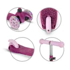 Kidwell, Uno, trotineta cu 3 roti LED, roz