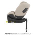 Kinderkraft, I-Fix, scaun auto, 61-150 cm, bej