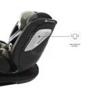 Kinderkraft, I-Grow 2 Plus, scaun auto, i-Size, negru, 40-150 cm