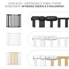 Kinderkraft, Lock & Go, poarta de siguranta, Black