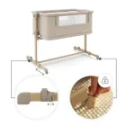 Kinderkraft, Nestee Grow 2, patut suplimentar, beige wood
