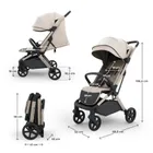 Kinderkraft, Nubi 3, carucior sport, Sand Beige