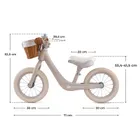 Kinderkraft, Rapid 2, BIZUU, bicicleta fara pedale, Beige