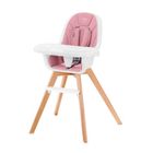 Kinderkraft, Tixi, scaun de masa 2in1, roz