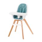 Kinderkraft, Tixi, scaun de masa 2in1, turcoaz