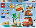 LEGO Bluey, Calatoria familiei lui Blue cu masina la plaja, 11202