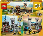 LEGO Creator, Castel medieval cu cai si cavaleri, 31168