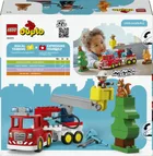 LEGO DUPLO Town, Camion de pompieri cu furtun si pompier, 10473