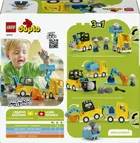 LEGO DUPLO Town, Vehicule de constructii 3 in 1, 10475