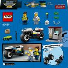 LEGO LEGO City, Urmarire cu motocicleta de politie, 60455