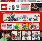LEGO Super Mario, Mario Kart - LEGO Mario interactiv si Standard Kart, 72043