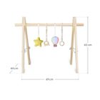 Lionelo, Anis, stand educativ din lemn, Baby Gym